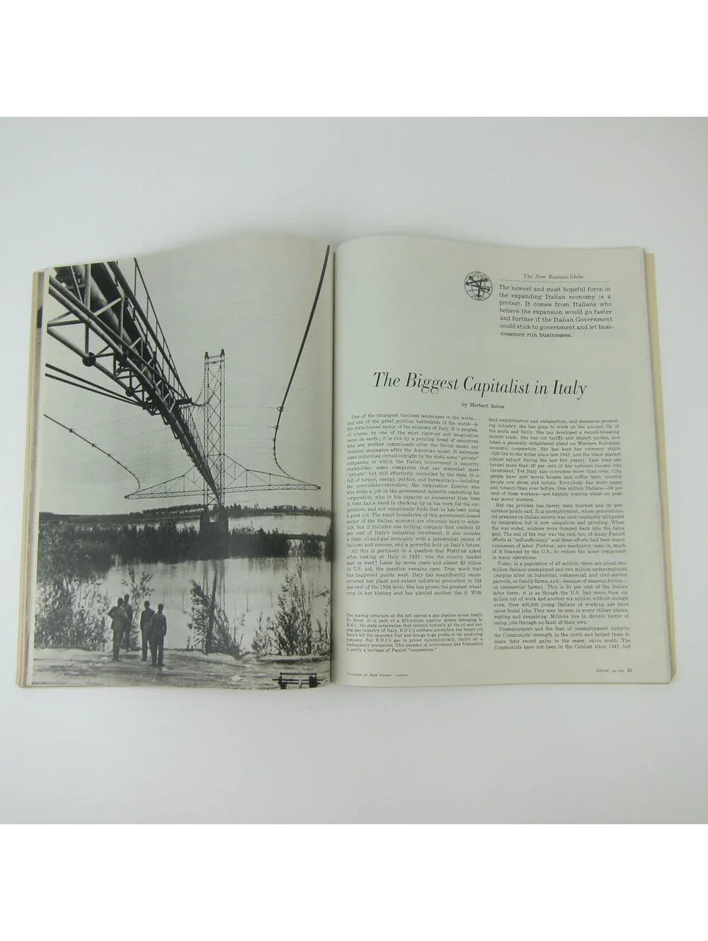 Vintage FORTUNE Magazine July 1954 Eastman Kodak Columbus Indiana Otis Elevator